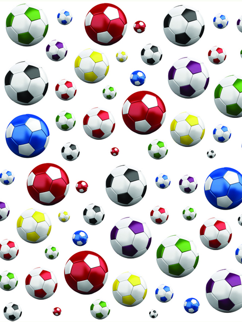Football Stick the Ball Wall Stickers