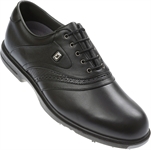 AQL Golf Shoes - Black Smooth Waterproof