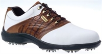 Footjoy AQL Golf Shoes White Brown 52736-600