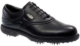 Aqualites Black/Black 52928 Golf Shoe