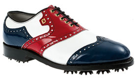 Classics Dry Premiere White/Red/Blue 50802 Golf Shoe