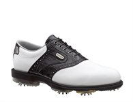 Dryjoys Mens Golf Shoes - White/Black