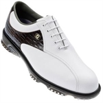 Dryjoys Tour Golf Shoes - White/Brown