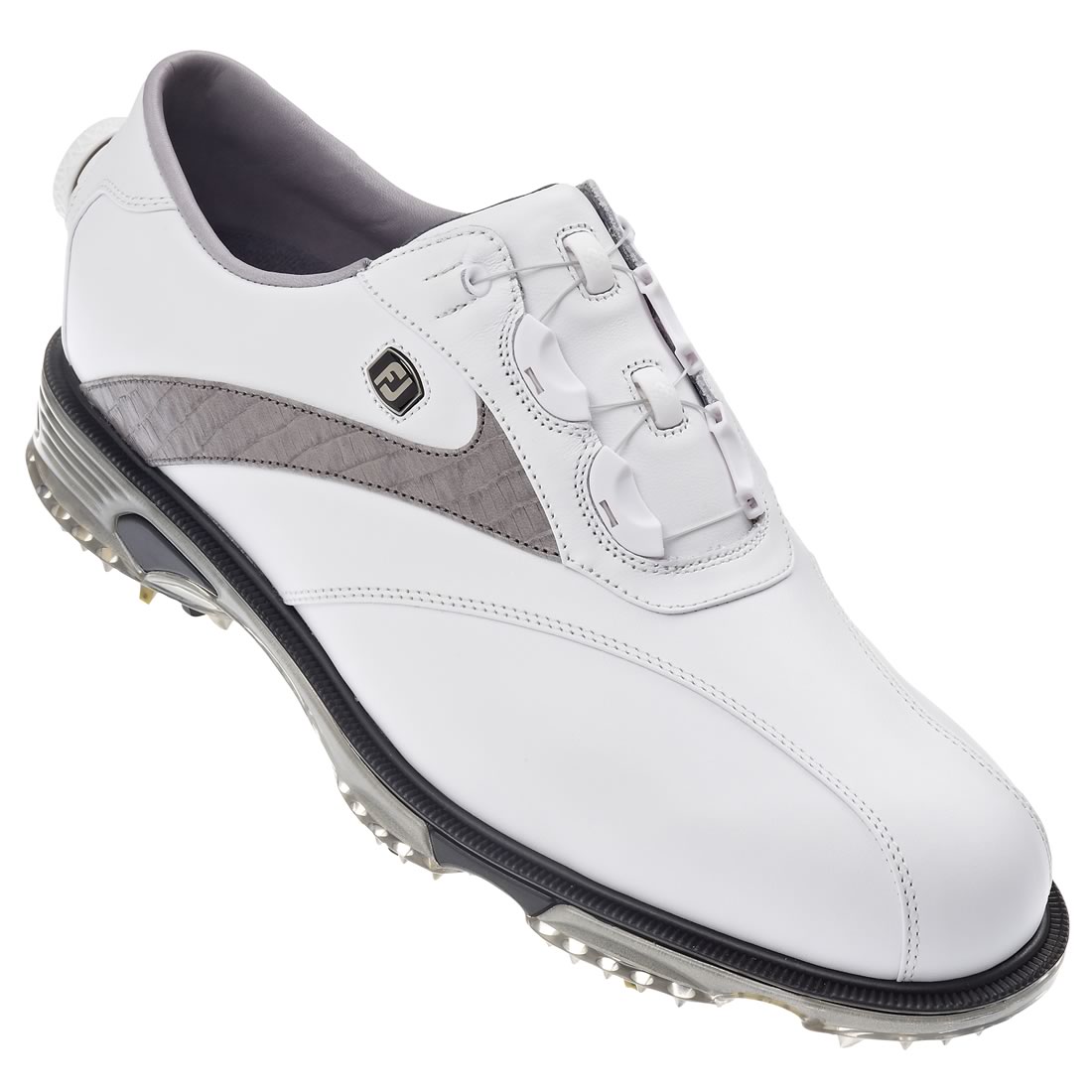 Dryjoys Tour Golf Shoes White/Grey #53719