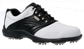 footjoy Golf Shoe AQL White/Black Croc #52744