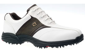footjoy Golf Shoe GreenJoys White/Brown #45454