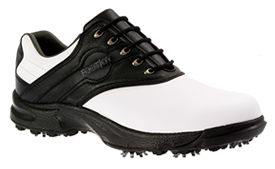 footjoy Greenjoys White/Black 45549 Golf Shoe