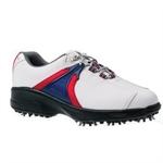 Footjoy Junior Golf Shoe (White/Red/Blue) 45062-5