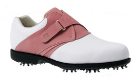 footjoy Ladies Golf Shoe AQL White/Pink #93205