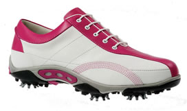 Ladies Golf Shoe Contour IV White/Fuchsia #94019