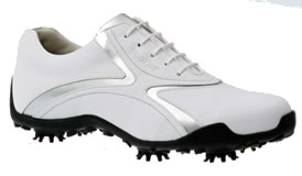 footjoy Ladies Golf Shoe LoPro White/Silver #97177