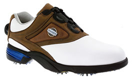 footjoy ReelFit White/Brown 53825 Golf Shoe