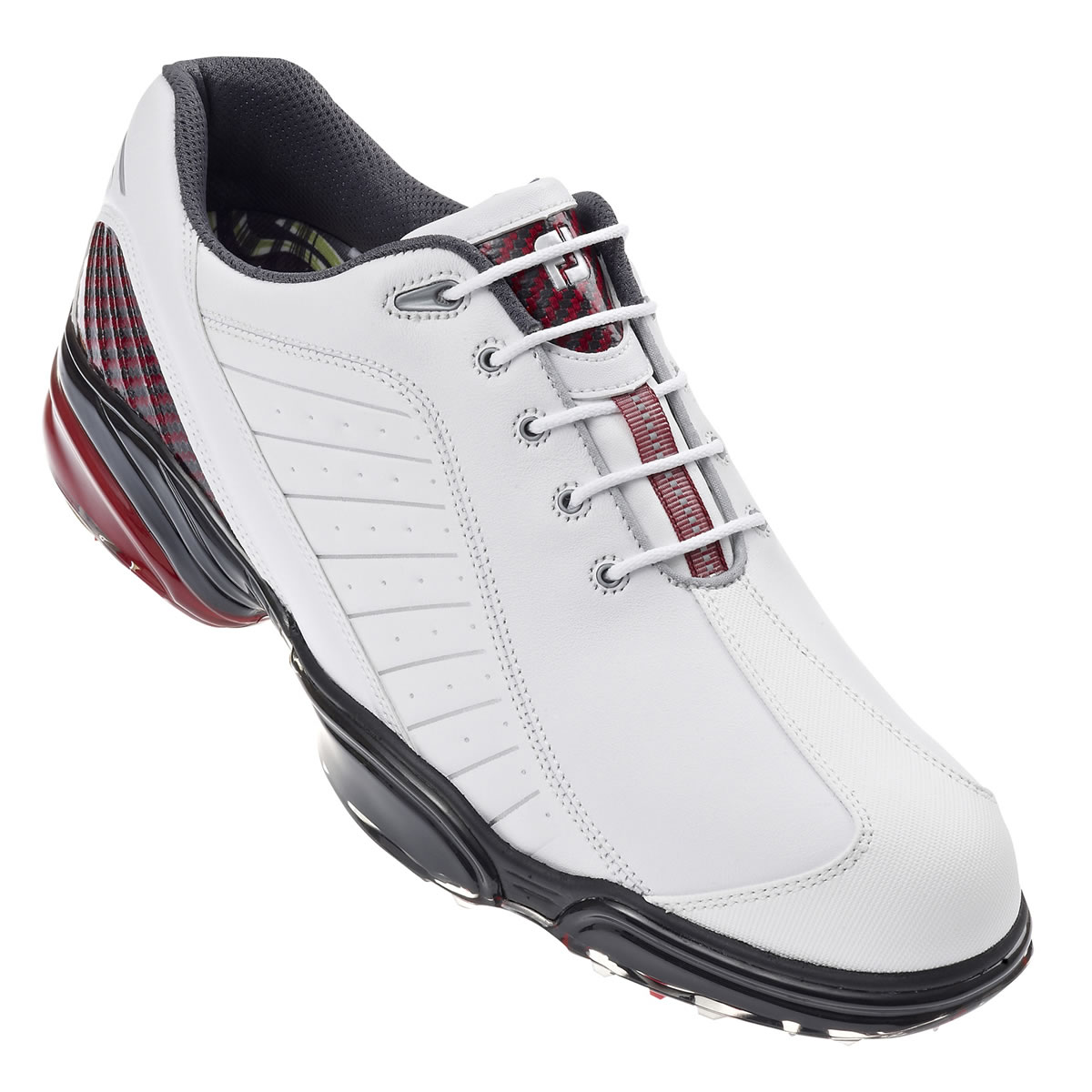 FootJoy Sport Golf Shoes White/Red #53208