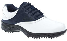 Womens eComfort White/Navy/White 98556 Golf Shoe