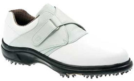Womens eComfort White/Pale Blue 98346 Golf Shoe