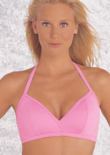 Onyx soft triangle bikini top