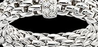 Fope Flex it Vendome 18ct White Gold Ring With