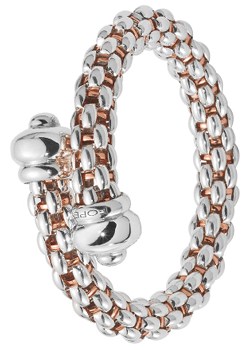 Fope Twin by Fope Rose Gold Plated Bangle 212AG-INC