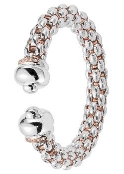 Fope Twin by Fope Star Rose Gold Plated Diamond set