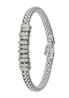 Fope Virginia 18ct Gold Diamond Bracelet 597BBBR1