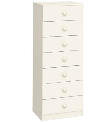 Foppapedretti Bambino Legno Night Chest of Drawers in White