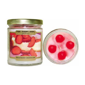 For Every Body For Everybody Strawberry Cheesecake Candle