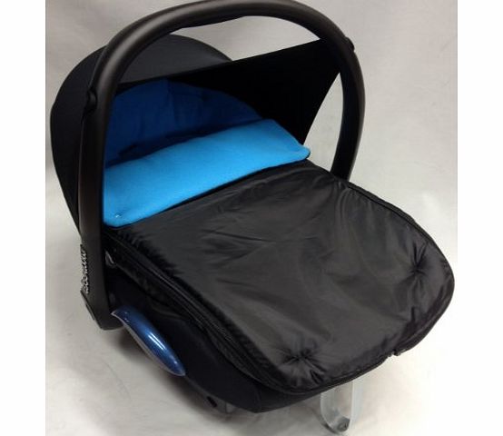 For-Your-Little-One Ltd Universal Car Seat Footmuff To Fit Maxi Cosi Cabrio Turquoise