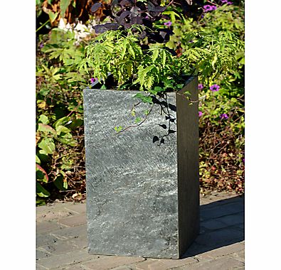 Foras Surmi Planters, Polished Slate, Square