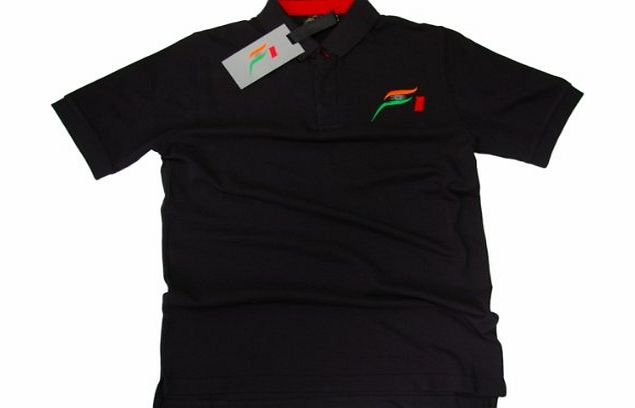 Force India Polo Shirt: Formula One 1 Force India F1 NEW Black M