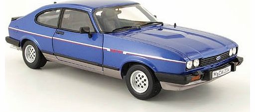 Capri MK III 2.8i, blue/silver , 1981, Model Car, Ready-made, Norev/MCW 1:18