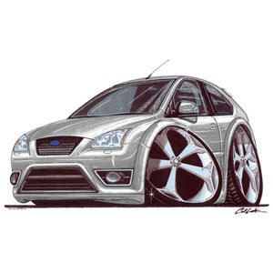 ford Focus ST - Silver Kids T-shirt