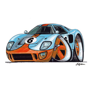 ford GT40 Gulf T-shirt