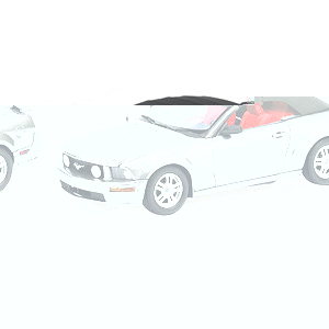 ford Mustang Convertible 2007 - Grey 1:24