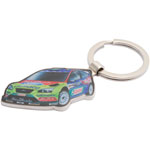 Rally 08 Car Keyring