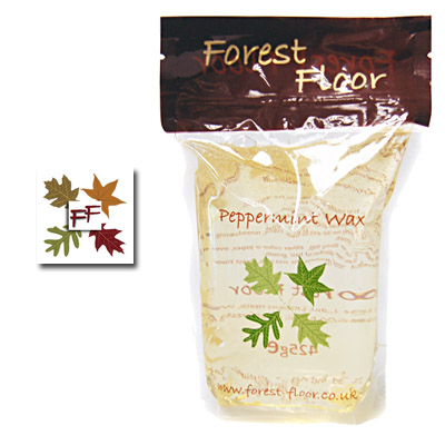 Forest Floor Waxing Forest Floor Wax in a Bag Clear Peppermint Wax -