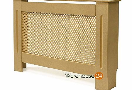 Forest  Radiator Cover Cabinet Unfinished MDF, Circle Grill, Medium 111 x 81 x 19cm