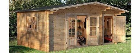 Forest Garden Wrekin Log Cabin