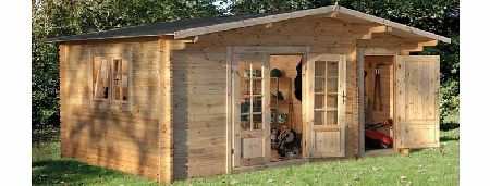 Forest Garden Wrekin Log Cabin