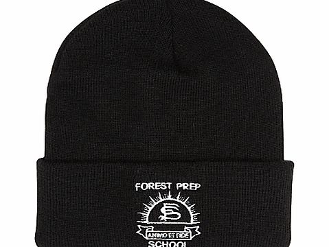 Forest Preparatory School Unisex Kitted Hat, Black