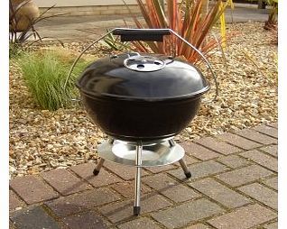 NEW ROUND PORTABLE KETTLE BBQ BARBECUE + LID & HANDLE