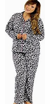 Womens Ladies Pyjama Sets Supersoft Cosy Animal Leopard Floral Polka Dot Print