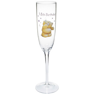 forever friends 18th Birthday Champagne Glass