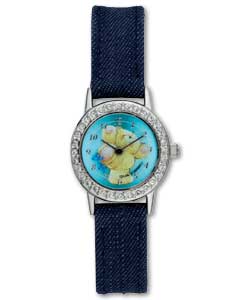 Girls Watch with Denim Strap