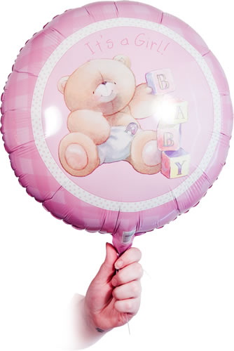 forever Friends Its a Girl Balloon