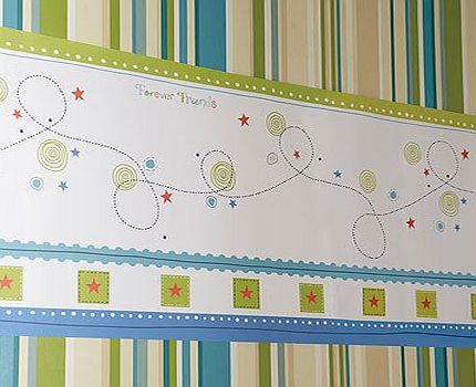 Forever Friends Little Star Self Adhesive Wallpaper Border