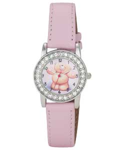 forever Friends Pink Strap Watch