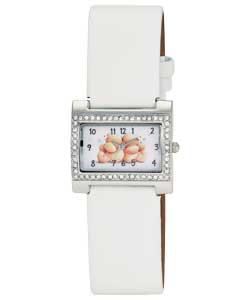 Forever Friends White Strap Watch