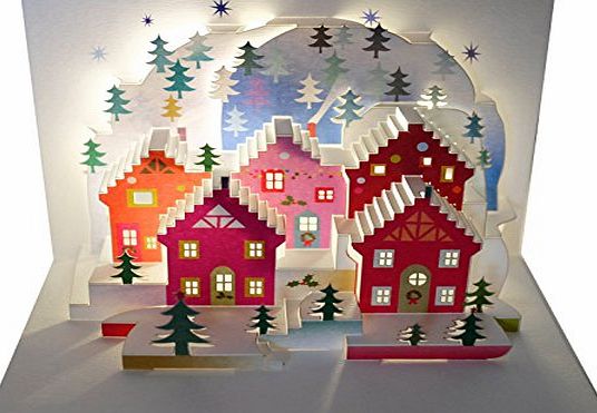 Forever Handmade Cards Pop Ups POP94 - Wonder of Christmas - Laser Pop Up Card
