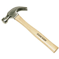 FORGE STEEL Hickory Handle Claw Hammer 24oz