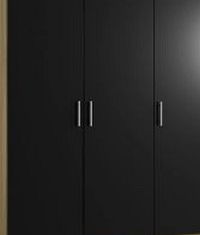 Form Darwin Black Walnut Effect 3 Door Wardrobe